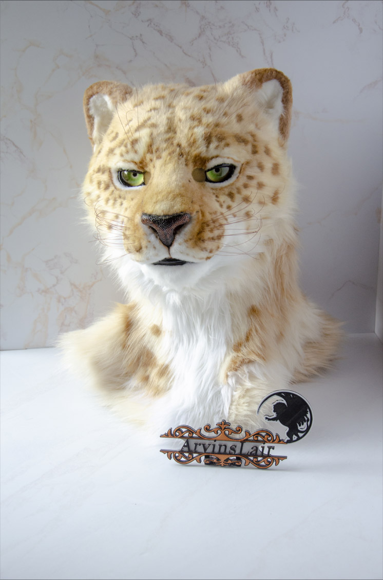 Realistic Strawberry Leopard Fursuit Partial